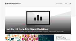 Desktop Screenshot of morningconsult.com